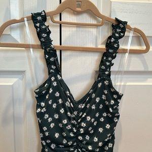 Ruched maternity dress